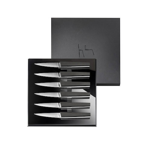 Coffret 6 couteaux de table Femme "Ulu" <i>par Guy Savoy et Bruno Moretti pour Tarrerias Bonjean</i>